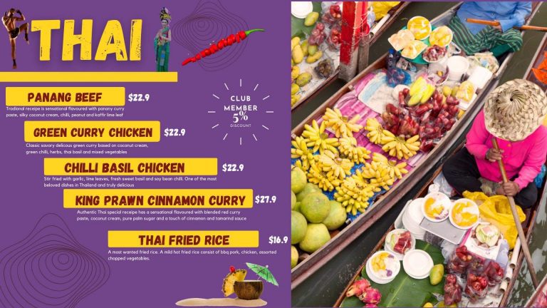 Thai Bistro Menu – Sussex Inlet RSL Club