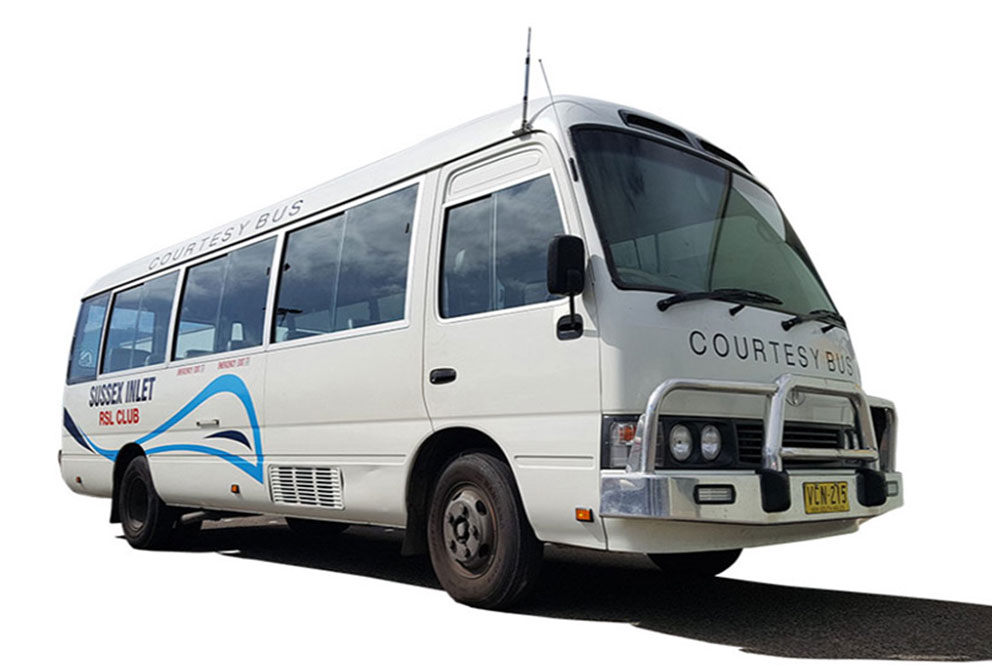Courtesy Bus - Sussex Inlet RSL Club
